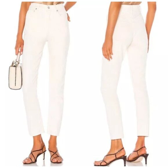 AGOLDE Remy White High-Rise Jeans Style #A105-1183 Size 25 - Picture 1 of 13